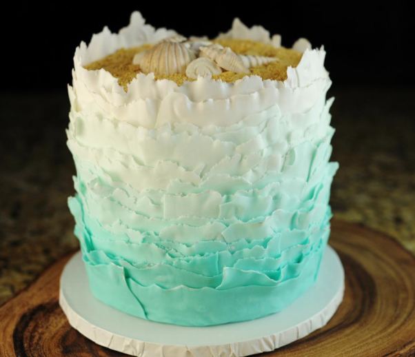 Beach Themed Cake Beach Themed Cake