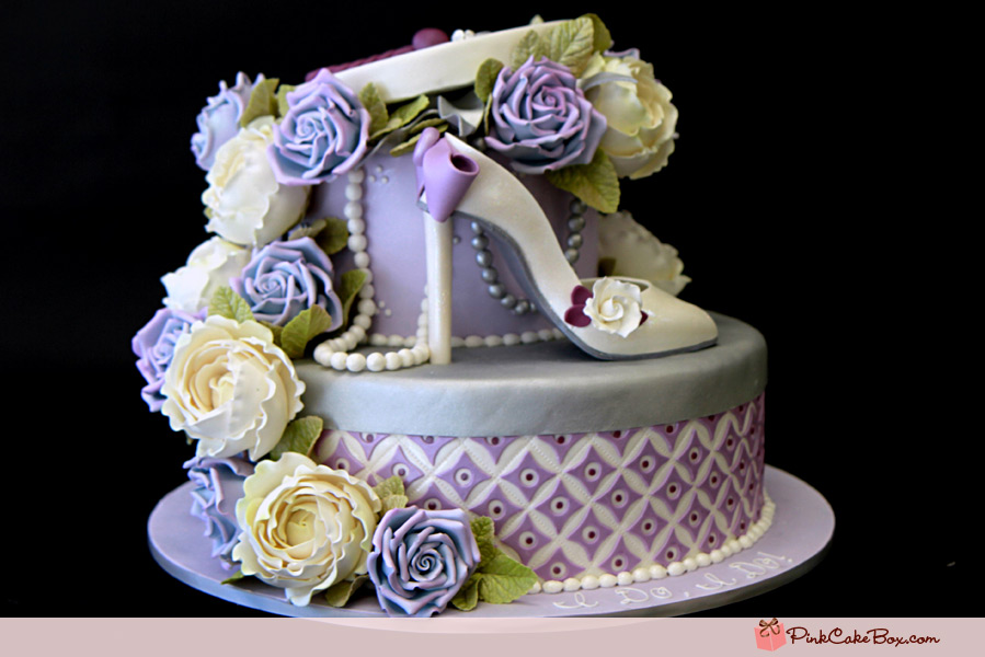 Bridal Shower Hat Box Cake Bridal Shower Hat Box Cake