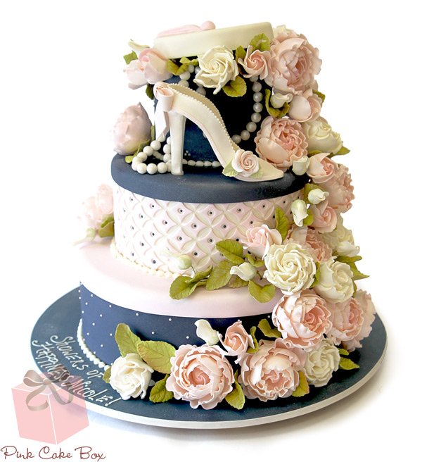 Bridal Shower Hat Box Cake Bridal Shower Hat Box Cake