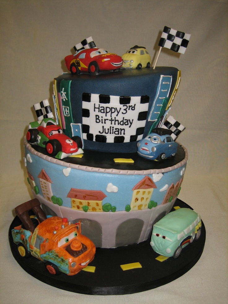 Cars 2 Birthday Cake Designs Cars 2 Birthday Cake Designs