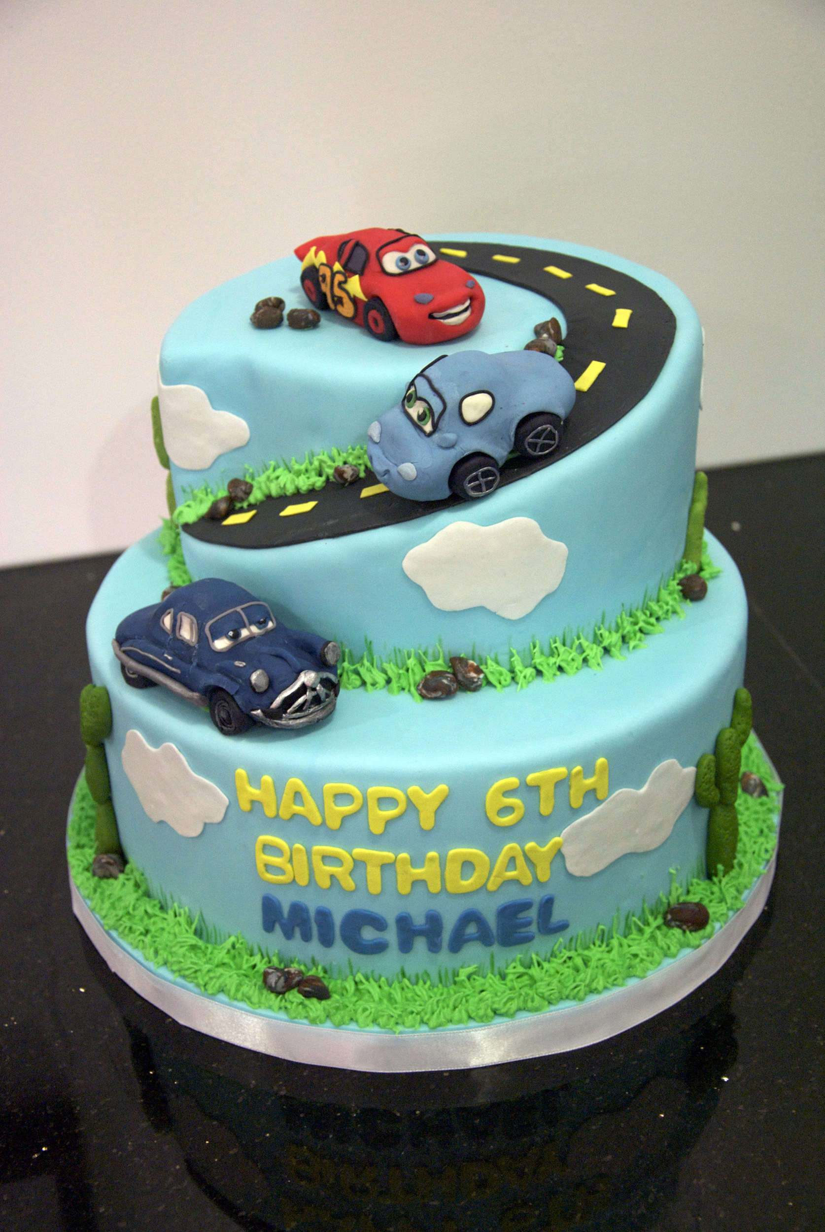 Cars Birthday Cake Cars Birthday Cake