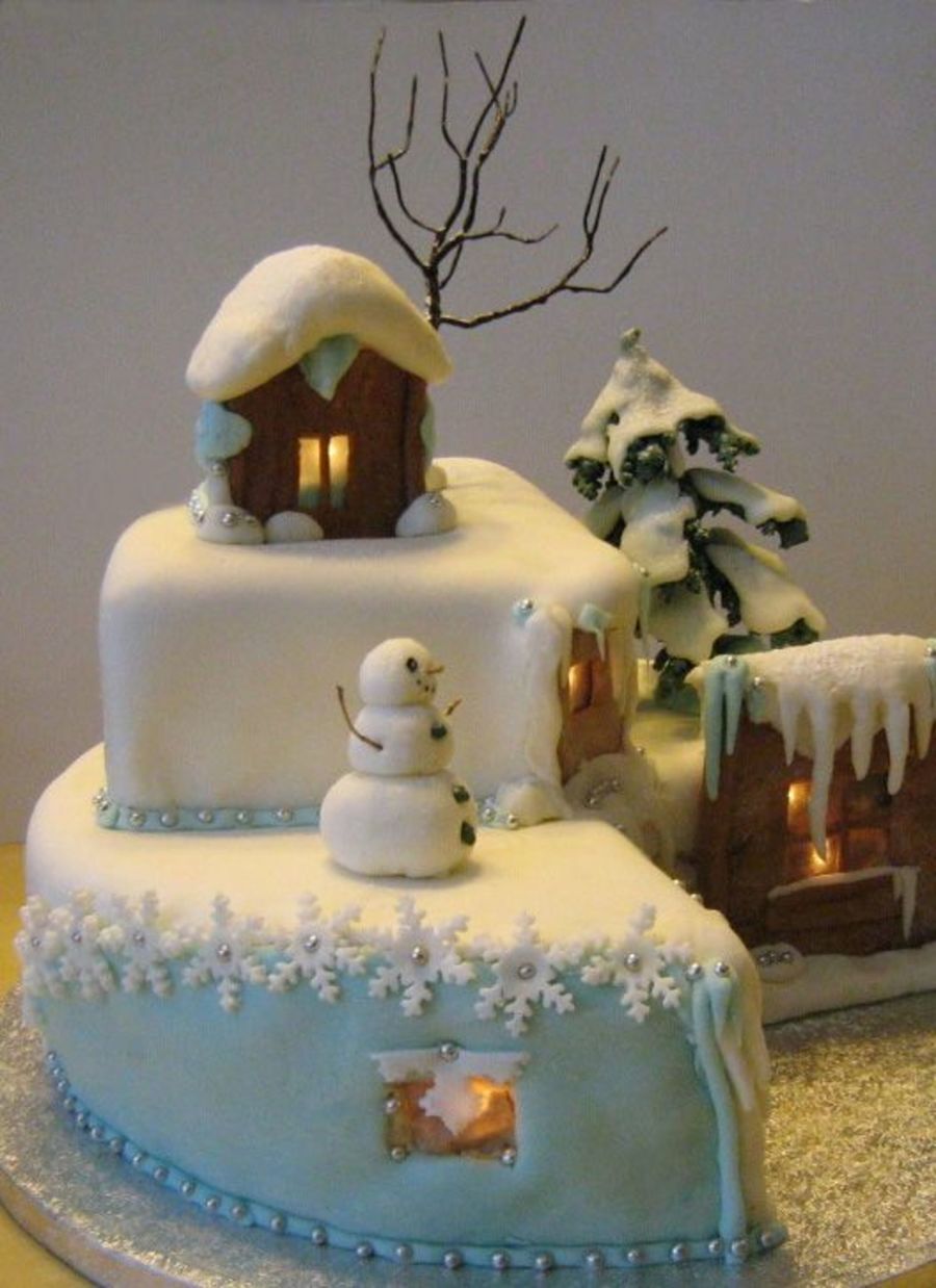 Christmas Gingerbread House Cake Christmas Gingerbread House Cake