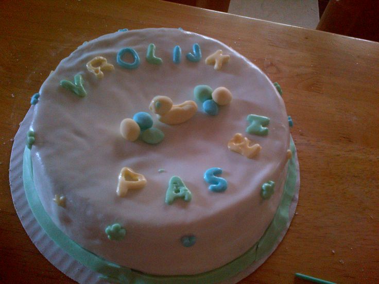 Easter Fondant Cake Easter Fondant Cake