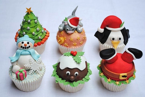 Funny Christmas Cupcakes Funny Christmas Cupcakes