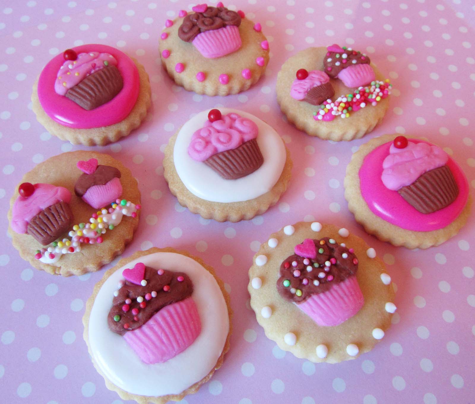 9 Photos of Cupcakes Con Fondant