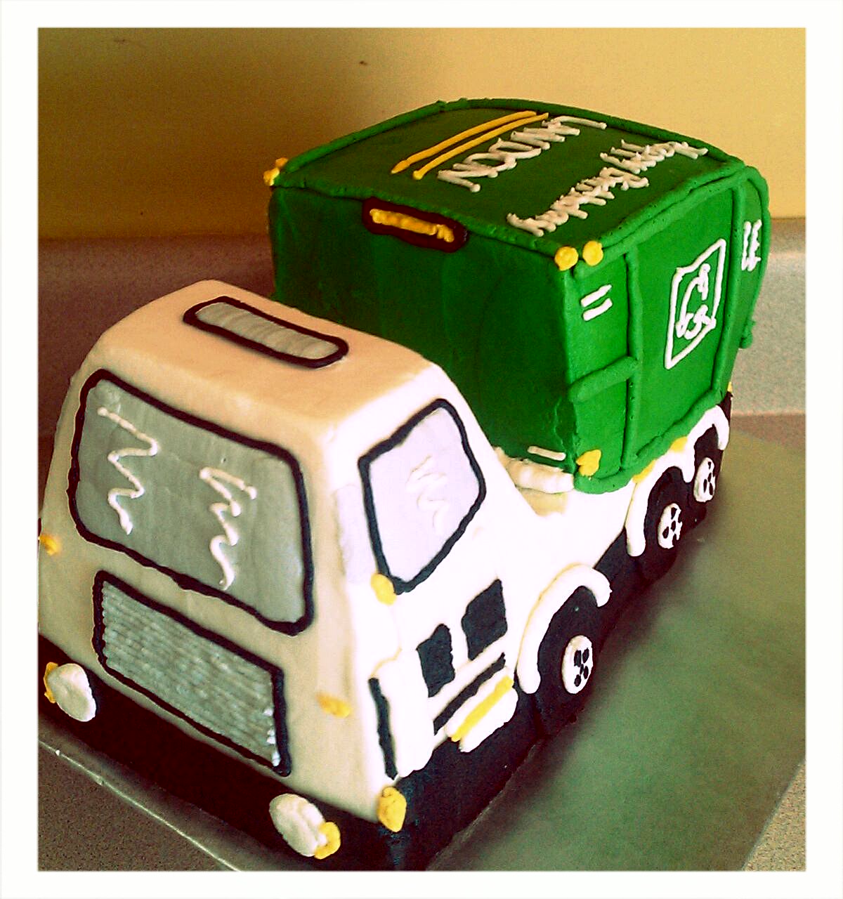 Garbage Truck Cake Garbage Truck Cake