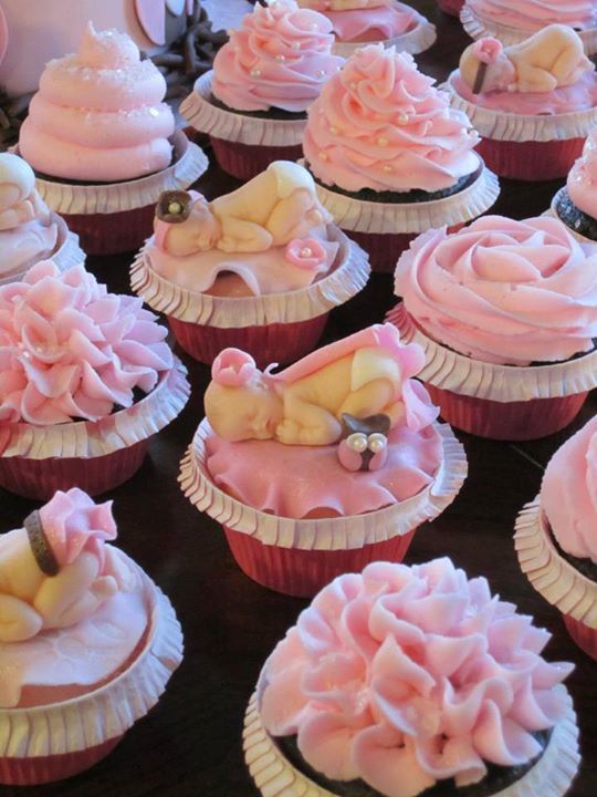 Girl Baby Shower Cupcake Ideas