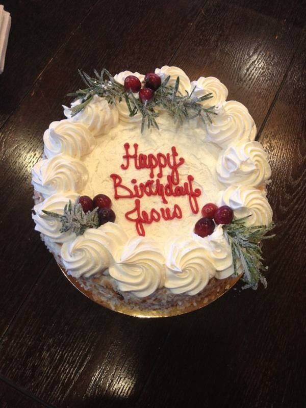 Happy Birthday Jesus Christmas Cake Happy Birthday Jesus Christmas Cake