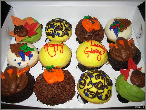 Happy Thanksgiving Cupcakes Happy Thanksgiving Cupcakes