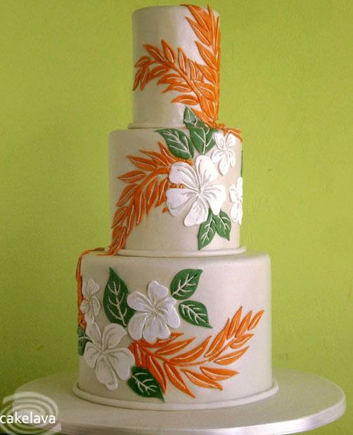 Hawaiian Wedding Cake Ideas