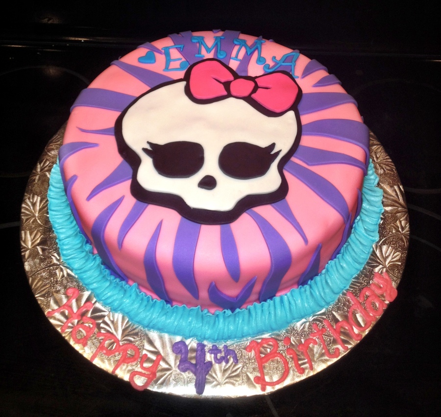 Monster High Birthday Cake Monster High Birthday Cake