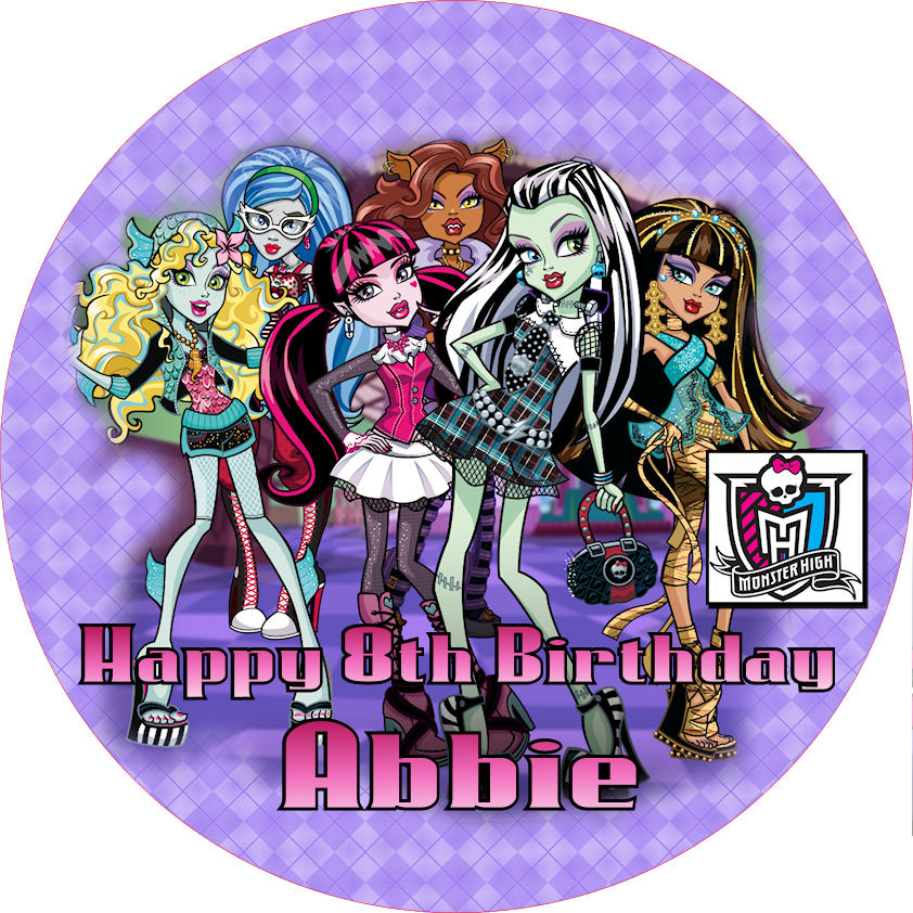Monster High Cake Topper Monster High Cake Topper