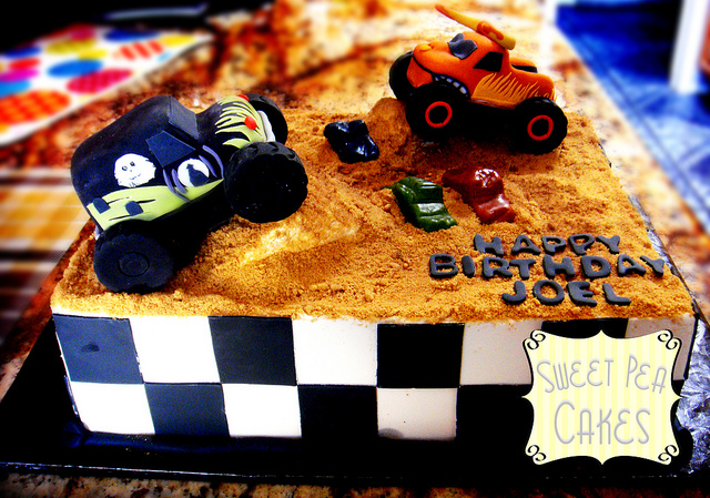 Monster Truck Birthday Cake Monster Truck Birthday Cake
