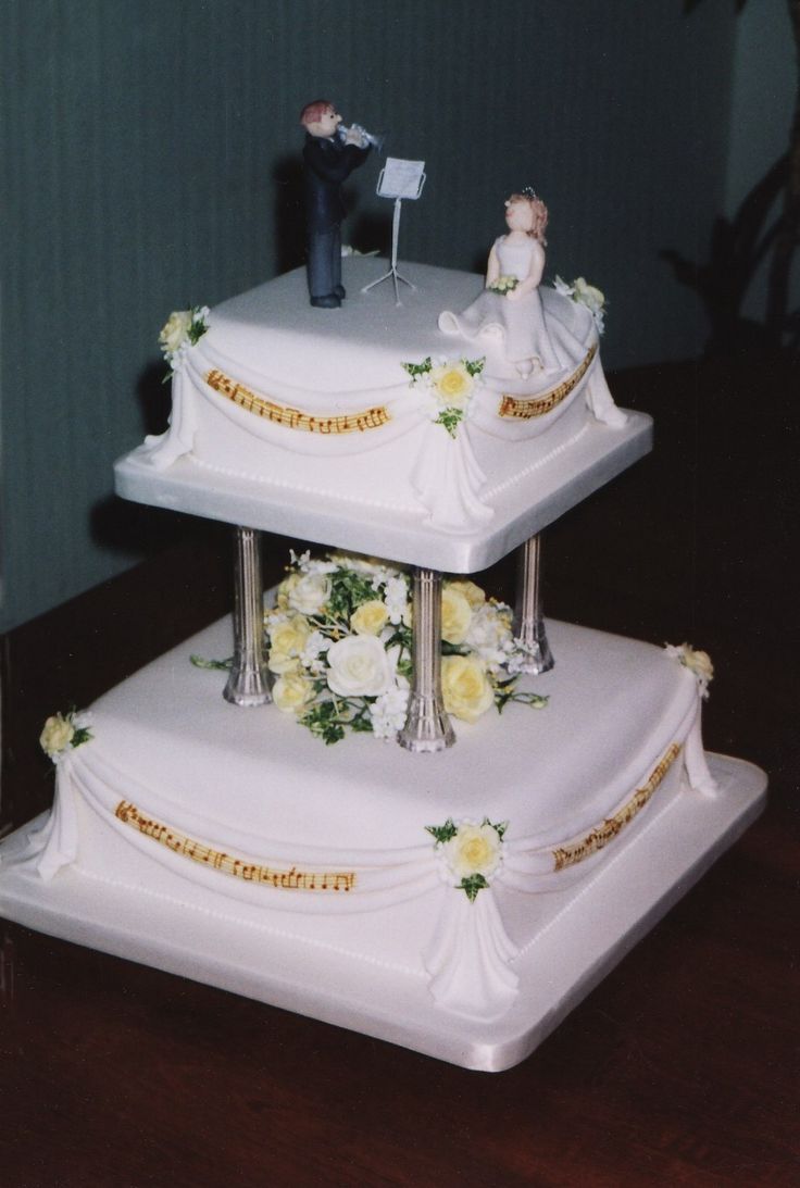 Music Themed Wedding Cake Music Themed Wedding Cake