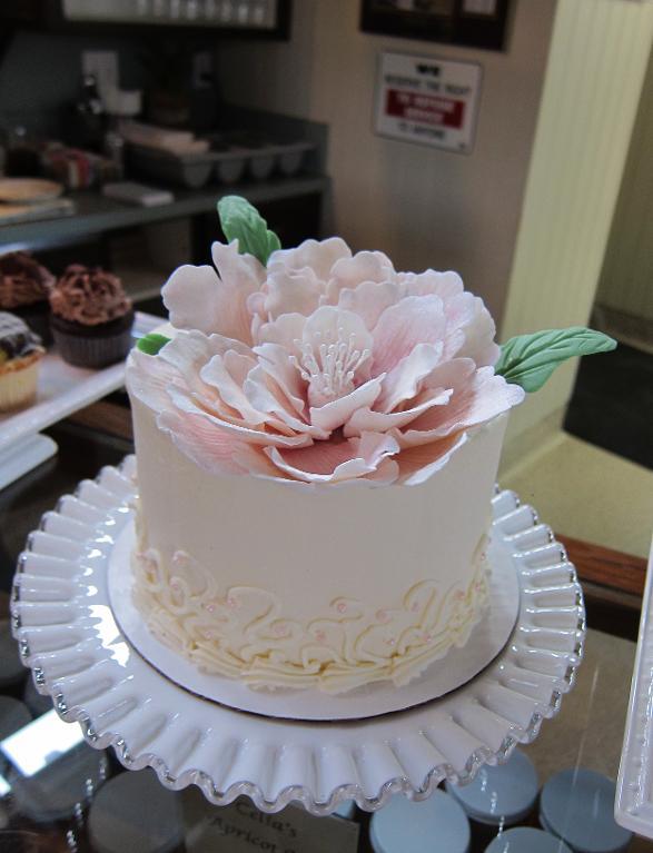 Peony Wedding Cake