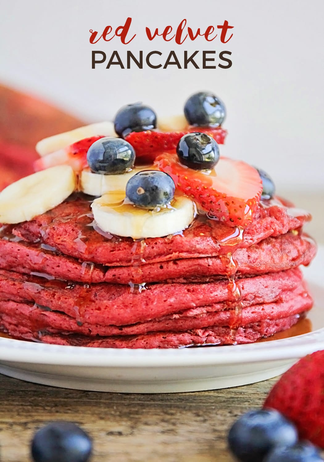 Red Velvet Pancakes Red Velvet Pancakes