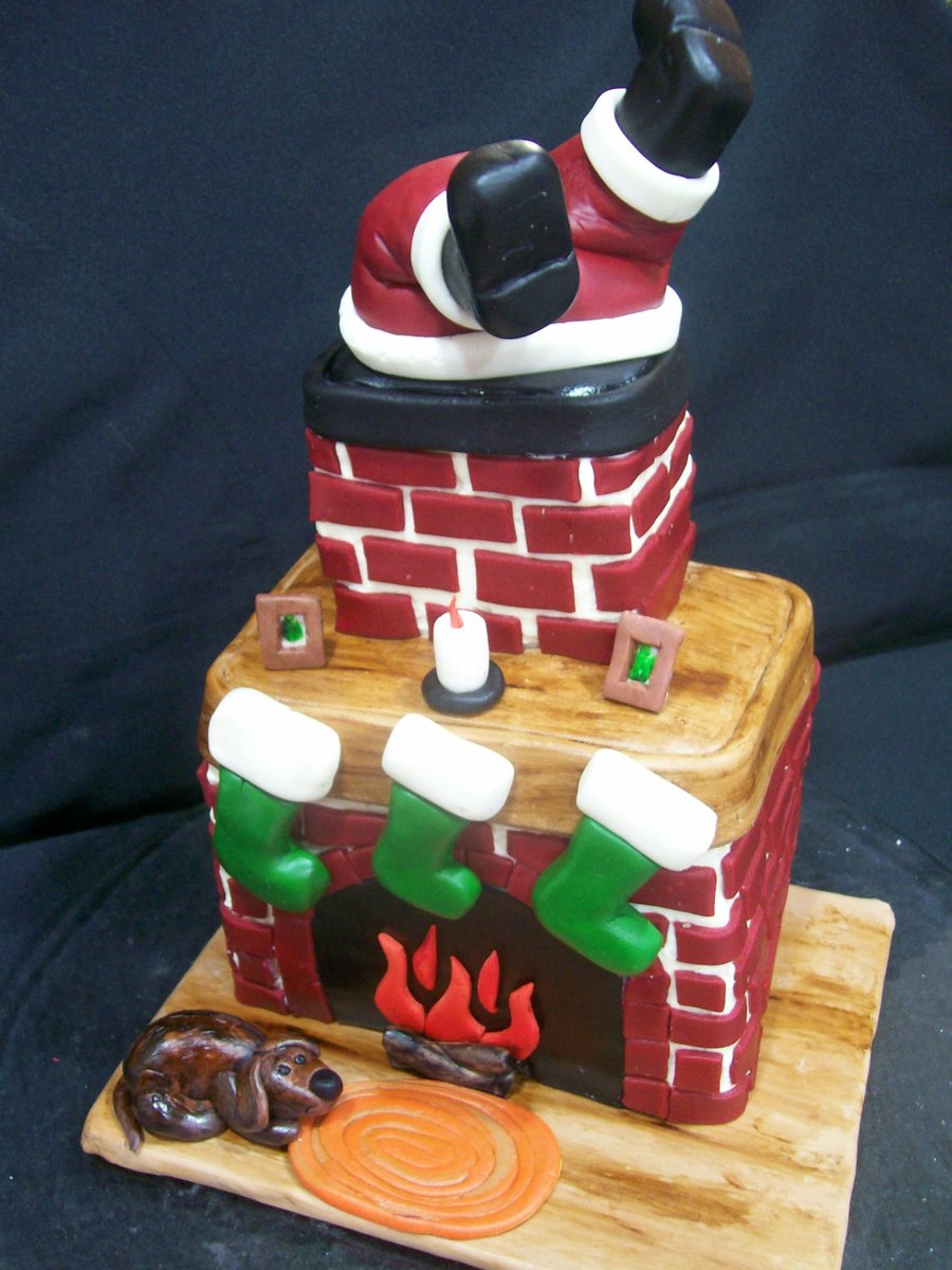 Santa Christmas Cake Santa Christmas Cake
