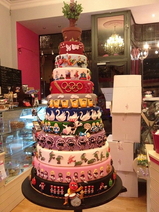Twelve Days of Christmas Cake Twelve Days of Christmas Cake
