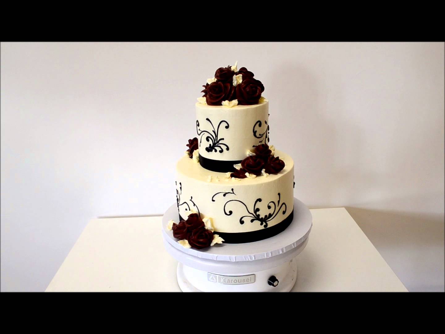 Two Tier Wedding Cake