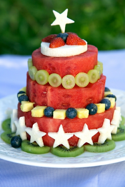 Watermelon Fruit Cake