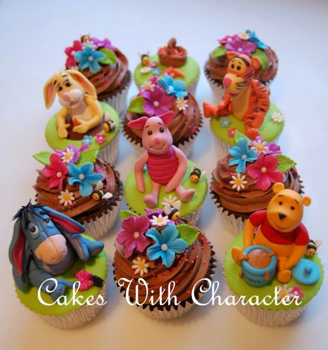 Winnie the Pooh Cupcake Toppers Winnie the Pooh Cupcake Toppers