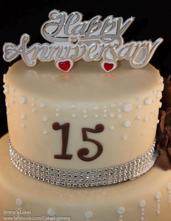 15th Wedding Anniversary Cake 15th Wedding Anniversary Cake