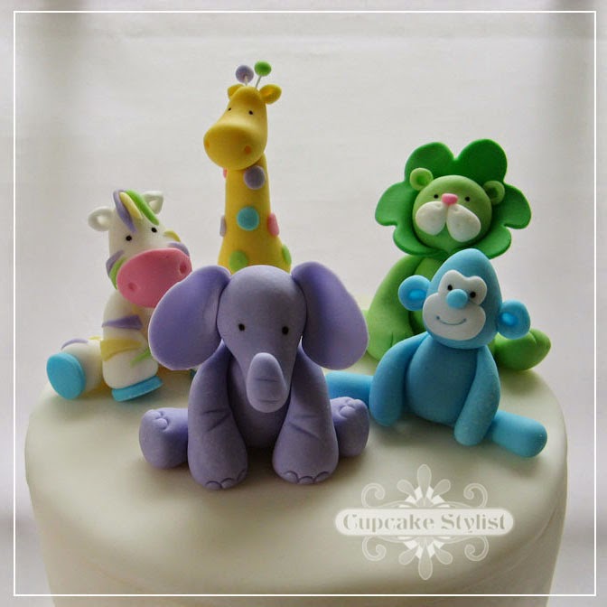 1st Birthday Fondant Cupcake Toppers 1st Birthday Fondant Cupcake Toppers