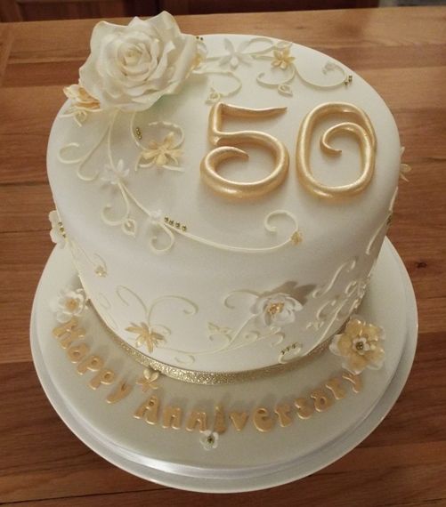 50th Wedding Anniversary Cake 50th Wedding Anniversary Cake