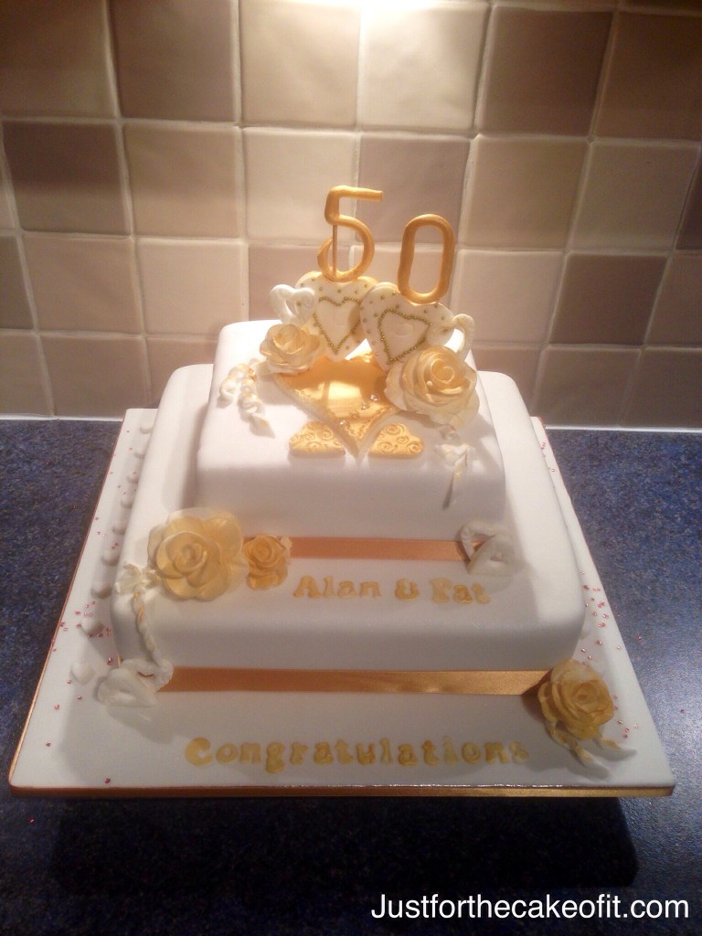 50th Wedding Anniversary Cake 50th Wedding Anniversary Cake