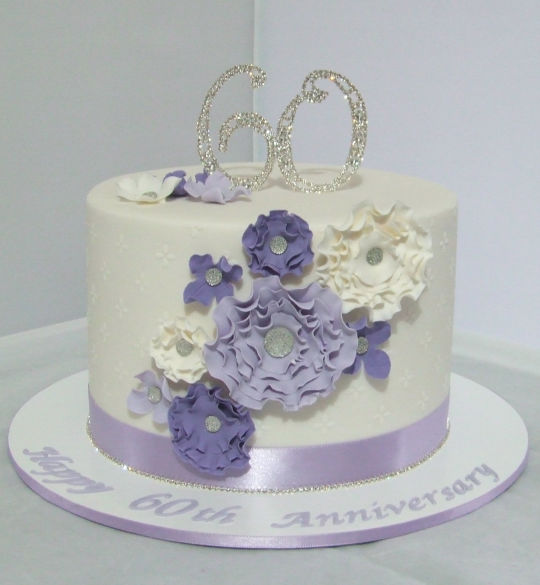60th Wedding Anniversary Cake 60th Wedding Anniversary Cake