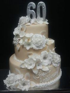 60th Wedding Anniversary Cake 60th Wedding Anniversary Cake
