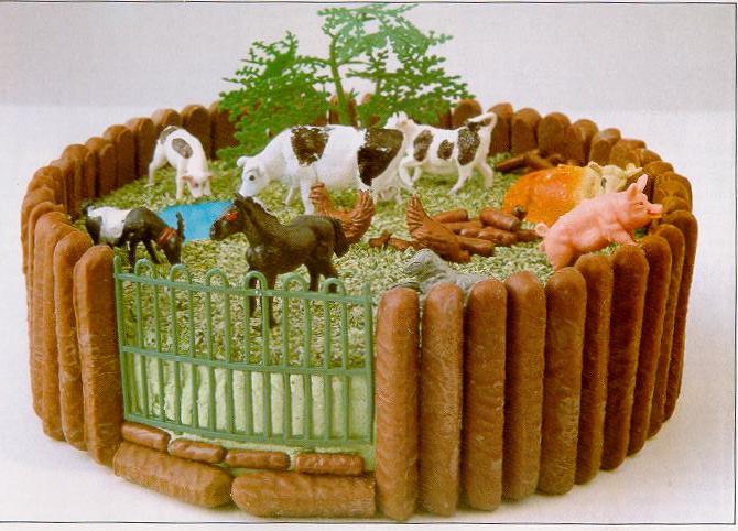 Animal Birthday Cake Animal Birthday Cake