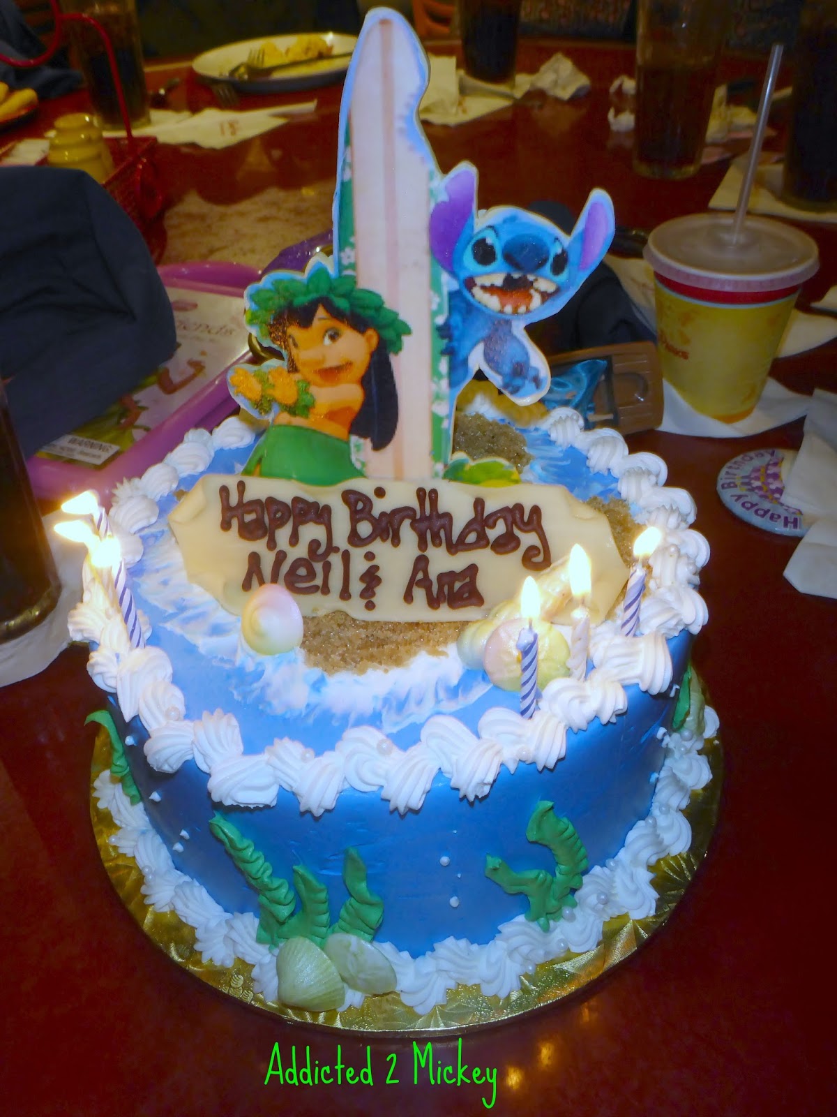 Birthday Cakes at Disney World Birthday Cakes at Disney World
