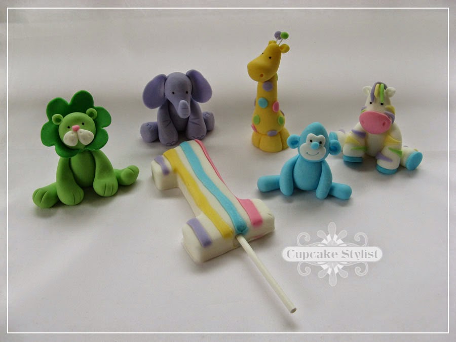Birthday Fondant Cupcake Toppers Birthday Fondant Cupcake Toppers