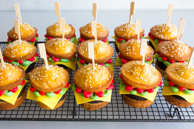 Burger Cupcakes Burger Cupcakes