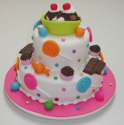 Candy Themed Cake