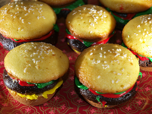 Cheeseburger Cupcakes Cheeseburger Cupcakes