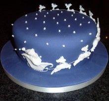 12 Photos of Christmas Cakes Beautiful Blue 12 Photos of Christmas Cakes Beautiful Blue