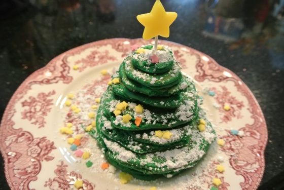 Christmas Tree Pancakes Christmas Tree Pancakes