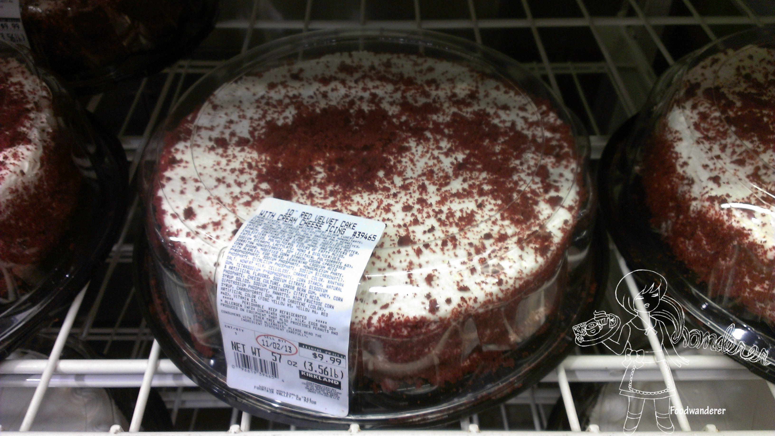 Costco Red Velvet Cake.