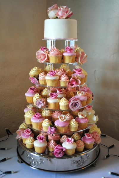 Cupcake Wedding Cake Tiers