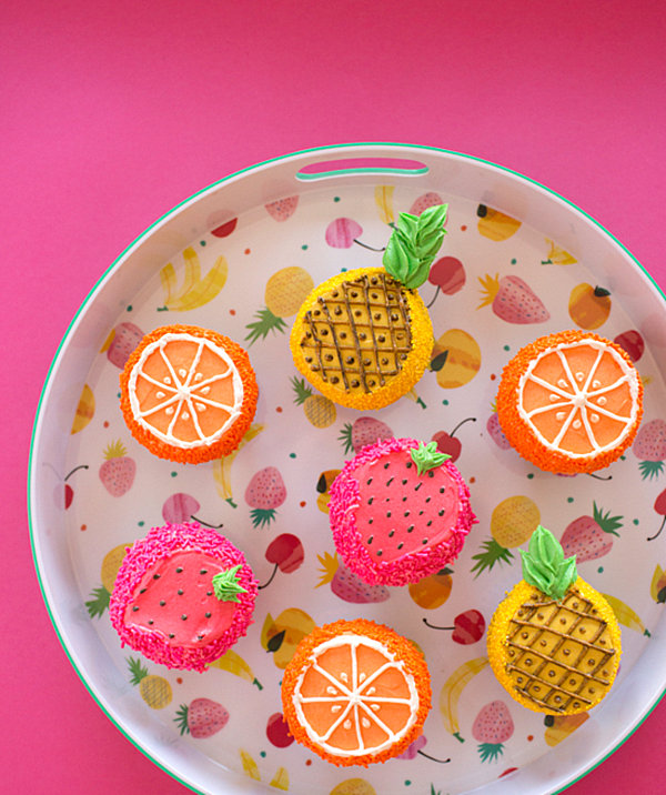 7 Photos of Cute Designs On Cupcakes With Fruit 7 Photos of Cute Designs On Cupcakes With Fruit