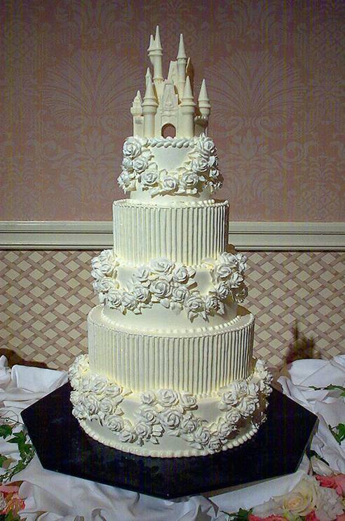Disney Cinderella Castle Wedding Cake Disney Cinderella Castle Wedding Cake
