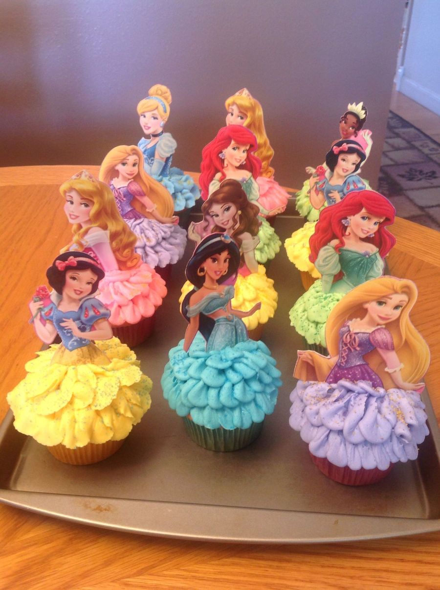 Disney Princess Cupcakes Disney Princess Cupcakes