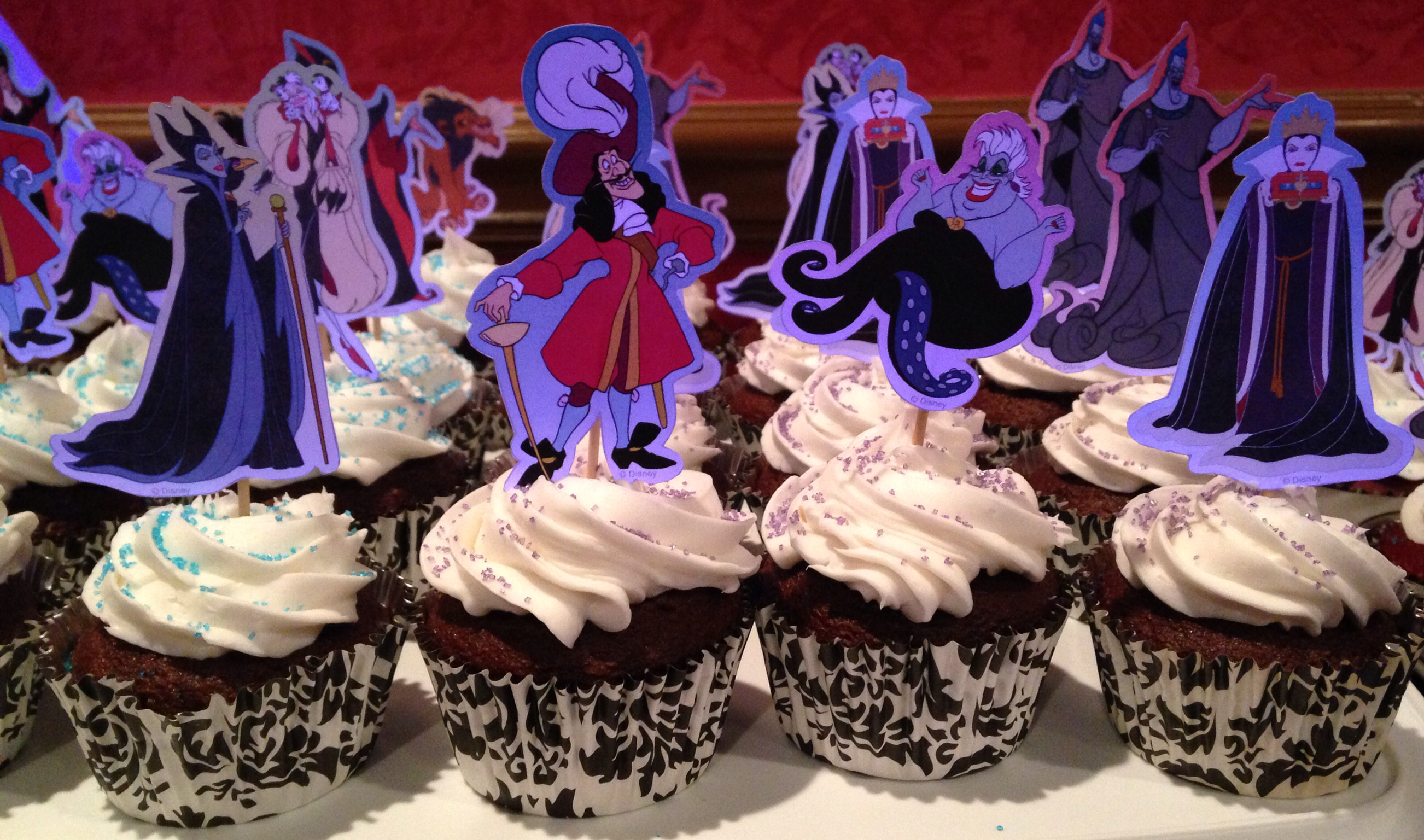 Disney Villain Cupcakes Disney Villain Cupcakes