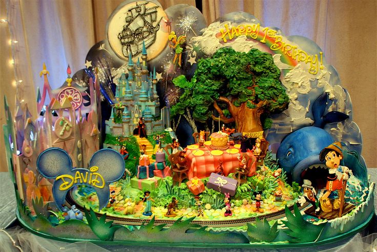 12 Photos of Disney World Anniversary Cakes 12 Photos of Disney World Anniversary Cakes