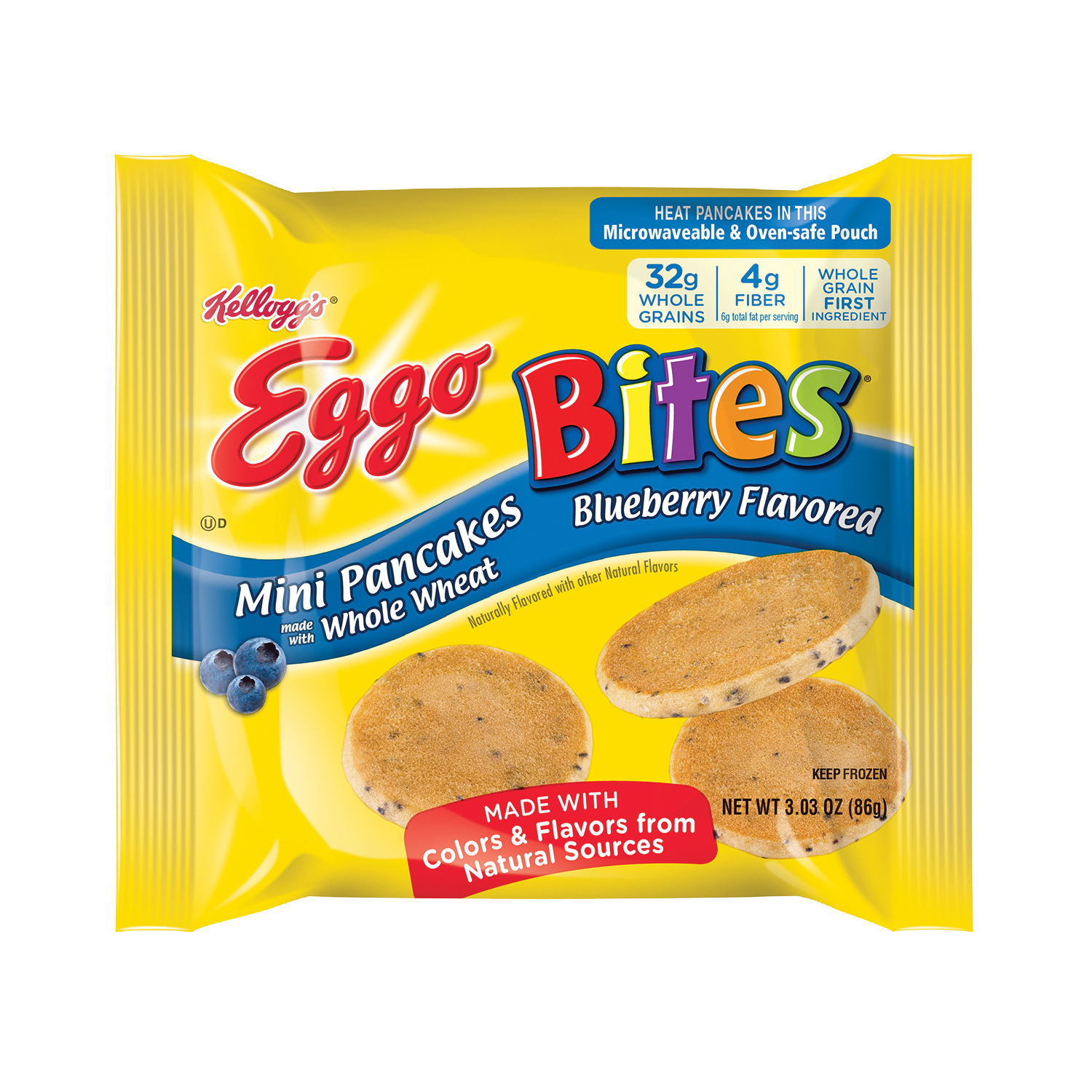 Eggo Mini Pancakes Blueberry Bites Eggo Mini Pancakes Blueberry Bites