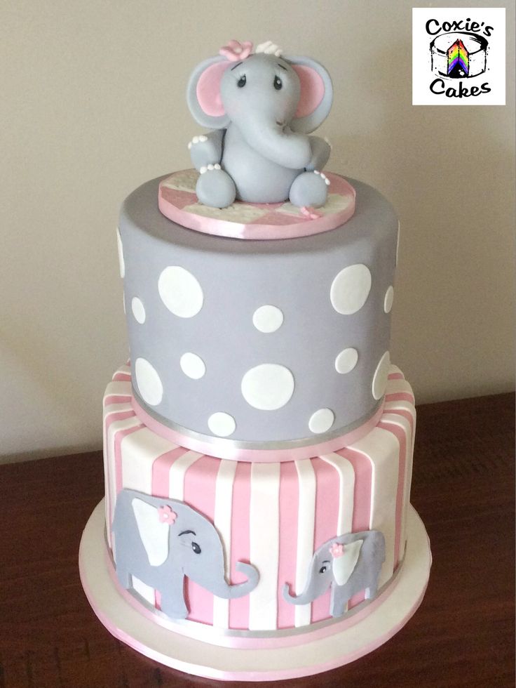 12 Cute Elephant Baby Shower Cakes Photo Cake Elephant Baby Shower Cake