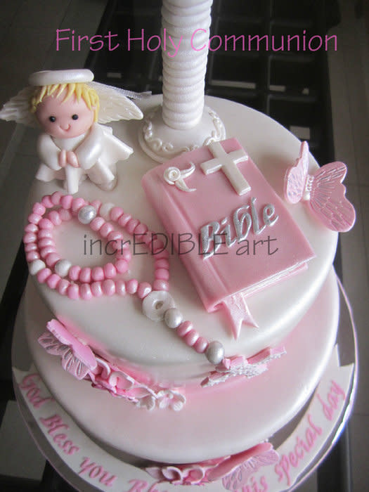 First Holy Communion Girl Cake First Holy Communion Girl Cake