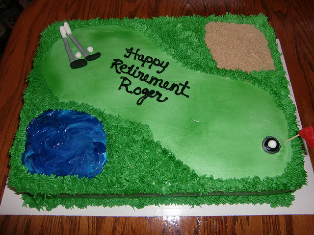 Golf Retirement Cake Flickr Golf Retirement Cake Flickr